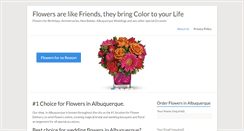 Desktop Screenshot of albuquerquefloral.com